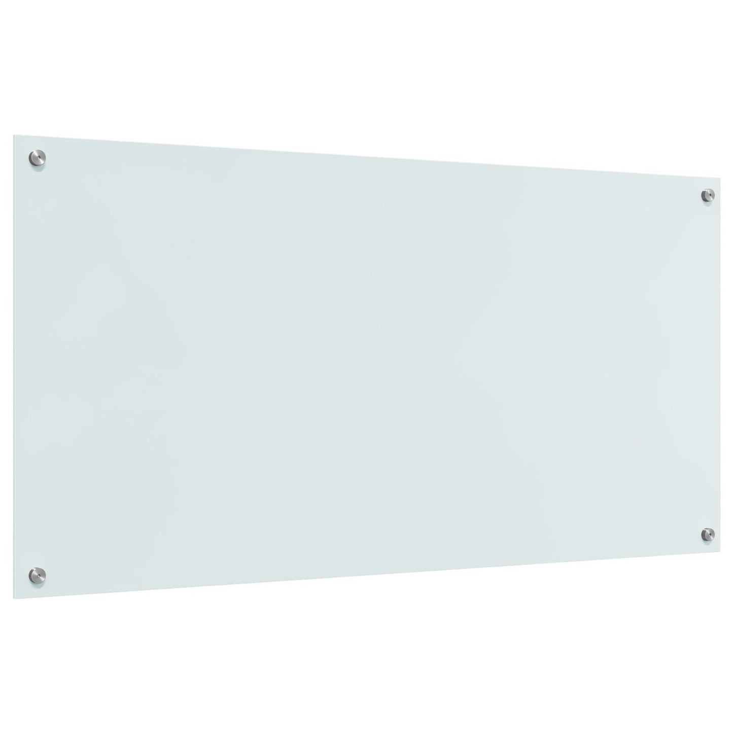 Keukenachterwand 120X60X0,6 Cm Tempered Glas Wit 120 x 60 cm