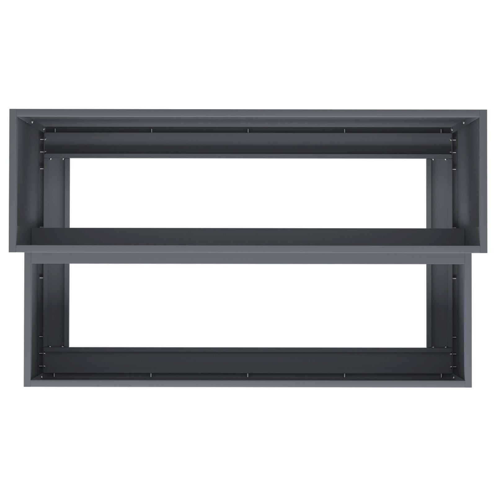 Tuinplanter 2-Niveau Plastic 100 x 60 x 45 cm Anthraciet