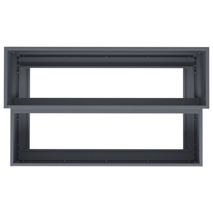Tuinplanter 2-Niveau Plastic 100 x 60 x 45 cm Anthraciet