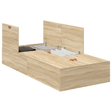 Opslag Bedframe Sonoma Eiken 90 x 190 cm