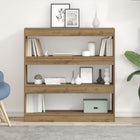 Boekenkast eikenkleurig 100x30x103 cm