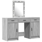 Ceiling table with drawer Grey 50 x 41 x 135 cm Engineered wood