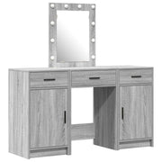 Ceiling table with drawer Grey 50 x 41 x 135 cm Engineered wood