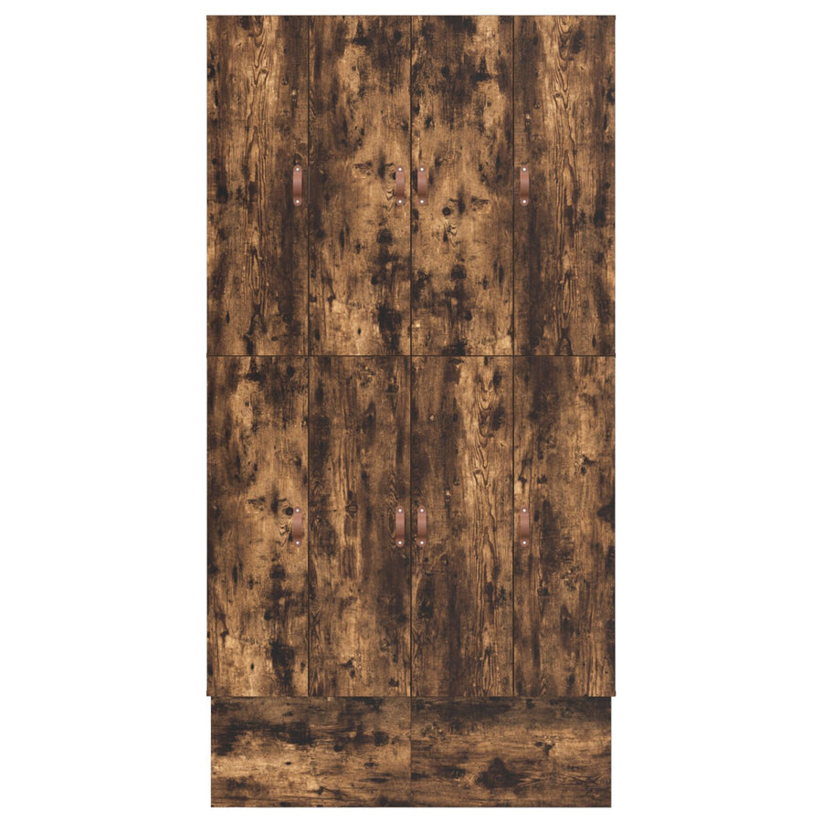 Opbergbedframe Gerookt Eiken 120X200 Cm Artisanaal Eiken