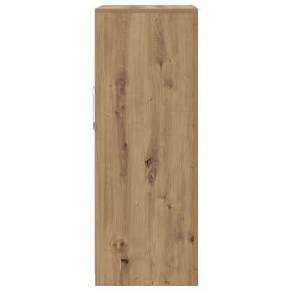 Dressoir Met Led-Verlichting Artisan Eiken 60,5X37X100 Cm