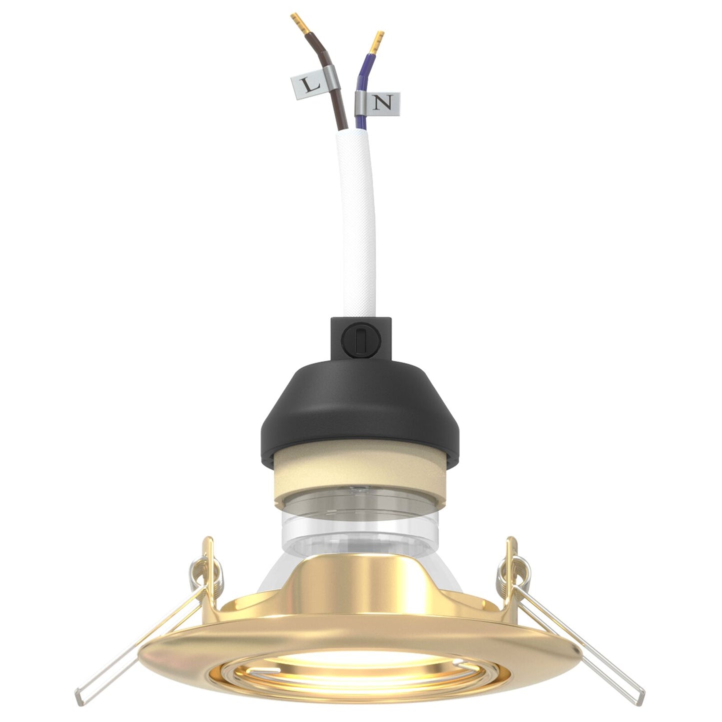 Lampen Set Van 12 Metaal, Kunststof 9 Cm Lichtgewicht Goud