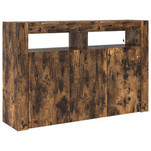 Dressoir Samengesteld Hout 116 X 30 X 75 Cm Gerookt Eiken