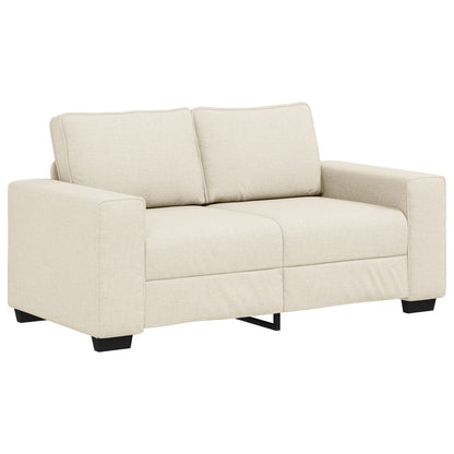 2-Piece Sofa Set Met Kussens In Linnen 2-zitter + 3-zitter bank