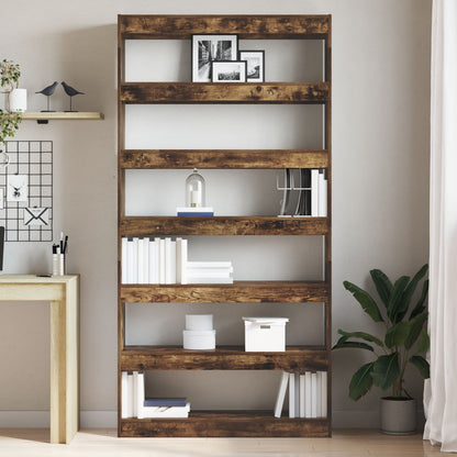 Bruine Boekenkast Bruin Geengineerd Hout 100 X 30 X 198 Cm