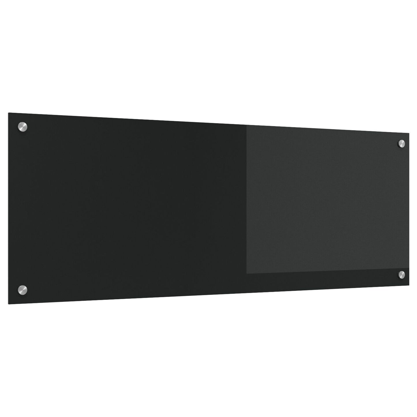Keukenachterwand 110X40X0,6 Cm Gelaagd Glas Zwart 110 x 40 cm