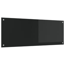 Keukenachterwand 110X40X0,6 Cm Gelaagd Glas Zwart 110 x 40 cm