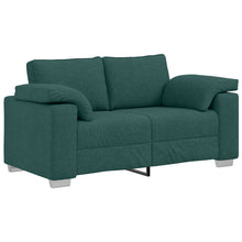 Loveseat Bank Stof Donkergroen 120 cm