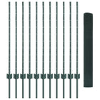 Tuinhek 1 x 25 m groen staal