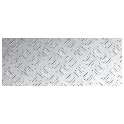 Aluminium Checker Platen 4 Stuks Anti-Slip 50X20 Cm 50 x 20 x 0.3 cm Rechthoekig