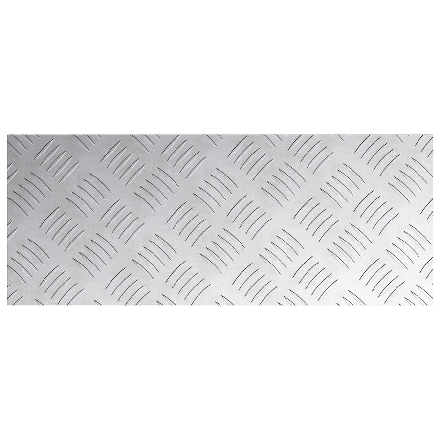 Aluminium Checker Platen 4 Stuks Anti-Slip 50X20 Cm 50 x 20 x 0.3 cm Rechthoekig