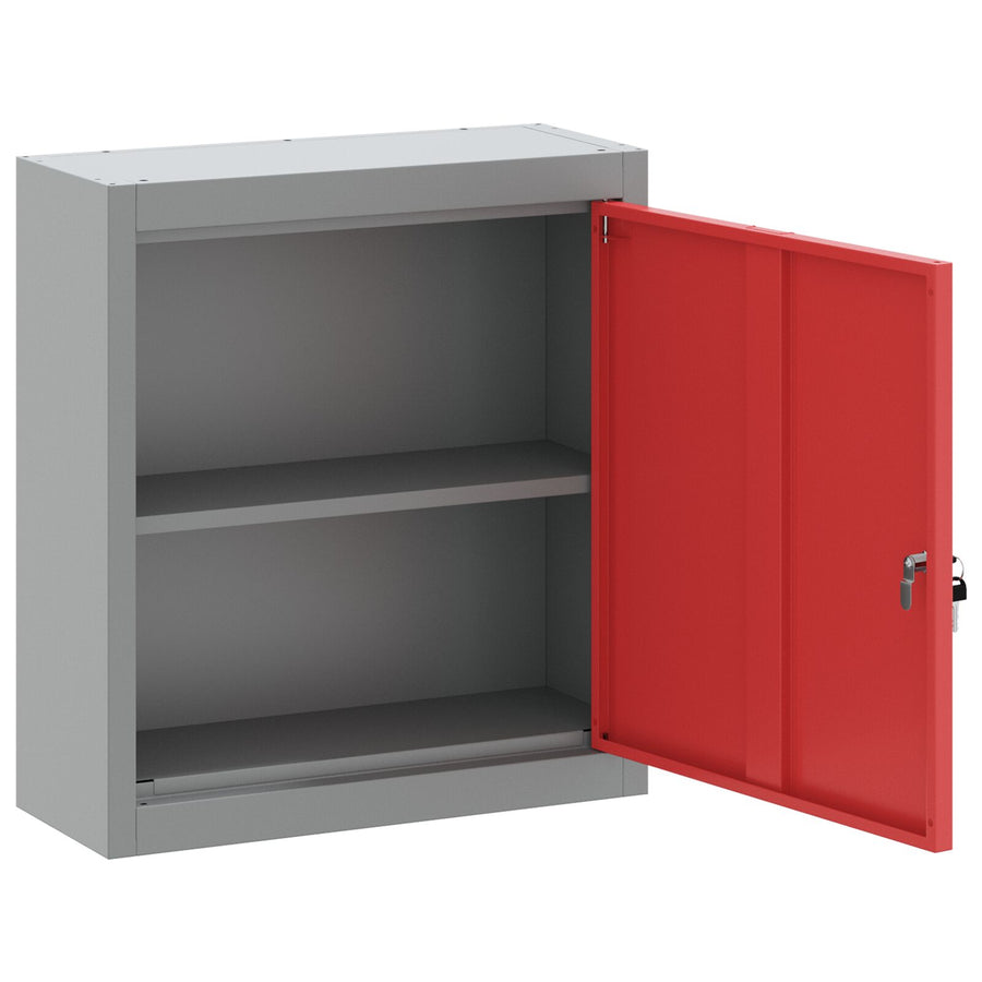 Gereedschapskast Muurbevestigd 50X20X55 Cm Staal 50 cm Rood en grijs Wandkast