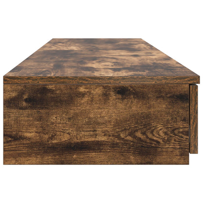 Bedlade 135X36,5X16,5 Cm Houtconstructie Gerookt eiken 135 x 36.5 x 16.5 cm