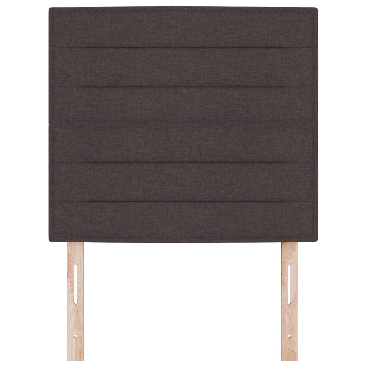 Hoofdbord Stof Hoofdbord Rechthoekig Donkerbruin 90 cm Hoog hoofdbord