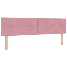 Hoofdbord Met Knopen Velours Roze 180 cm Laag hoofdbord