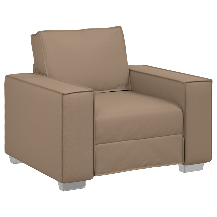 Fauteuil Kunstleer Cappuccino 59 cm