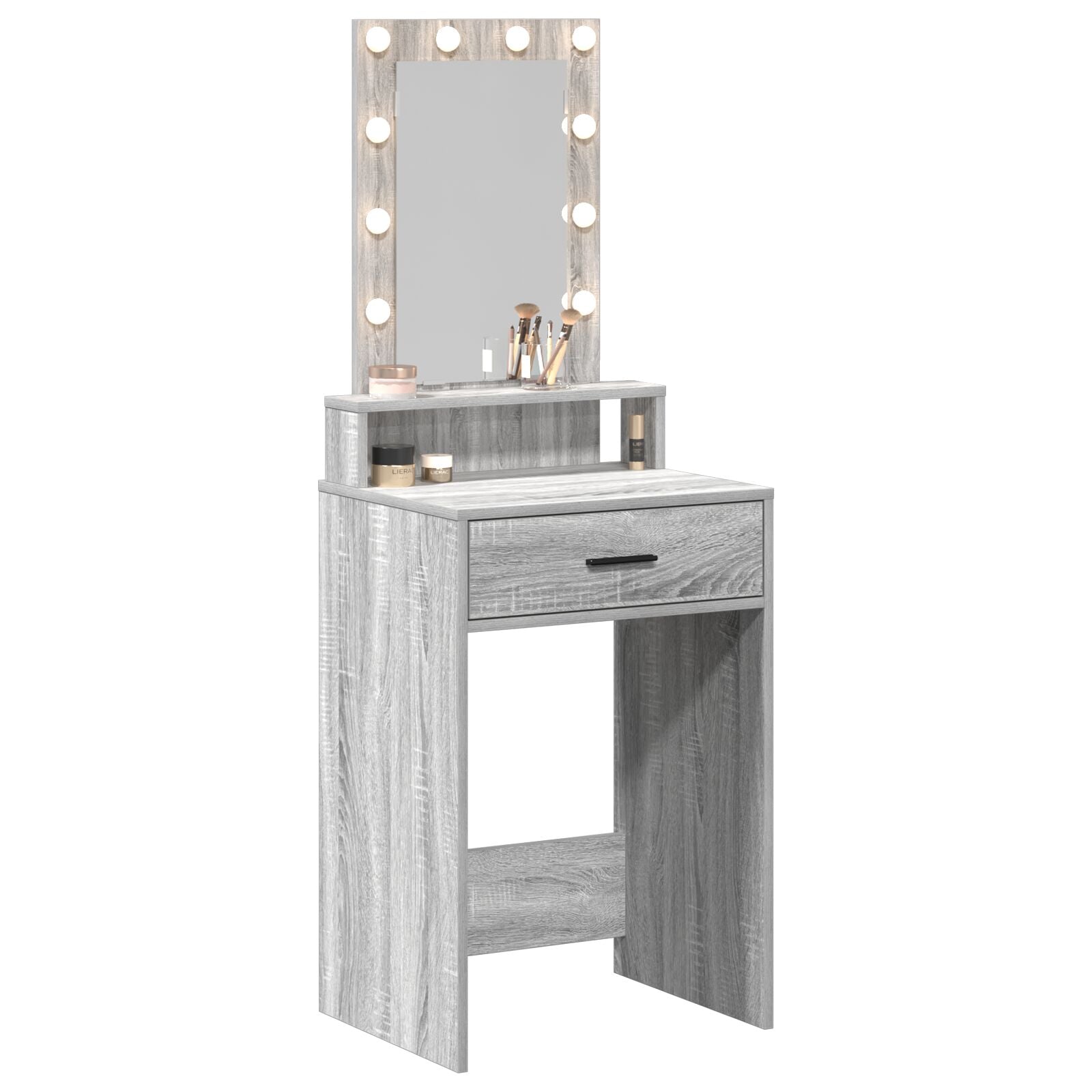 Kaptafel Met Led-Verlichting Grijs sonoma 50 x 41 x 140 cm