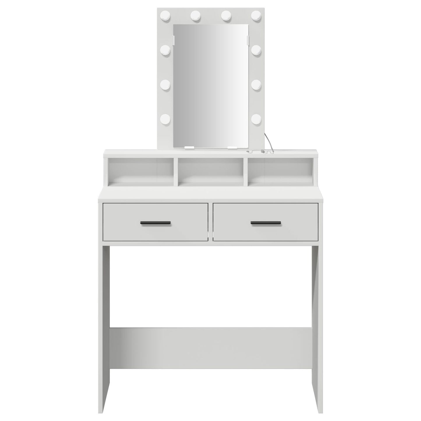 Kaptafel Met Led-Verlichting - - Wit 79 x 41 x 140 cm