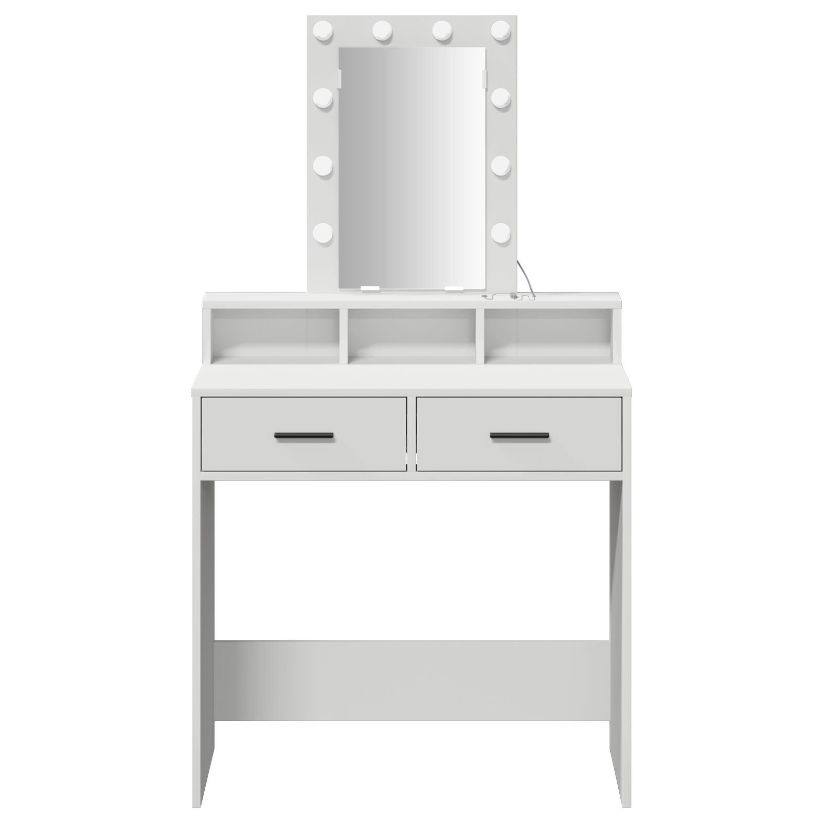 Kaptafel Met Led-Verlichting - - Wit 79 x 41 x 140 cm