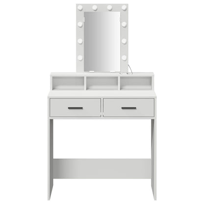 Kaptafel Met Led-Verlichting - - Wit 79 x 41 x 140 cm