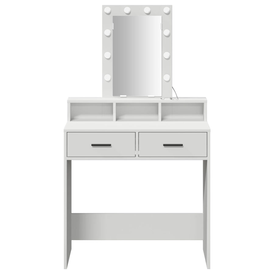 Kaptafel Met Led-Verlichting - - Wit 79 x 41 x 140 cm