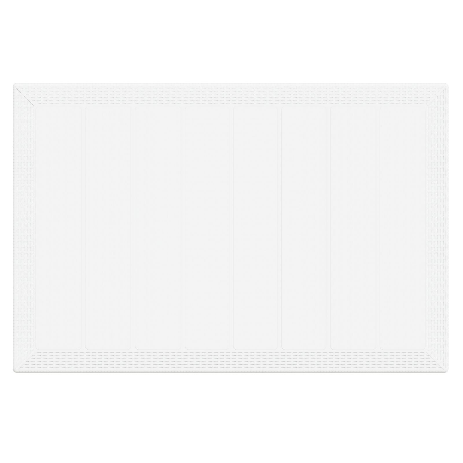 7 Delige Tuinset Met Kussens Wit Poly Rattan