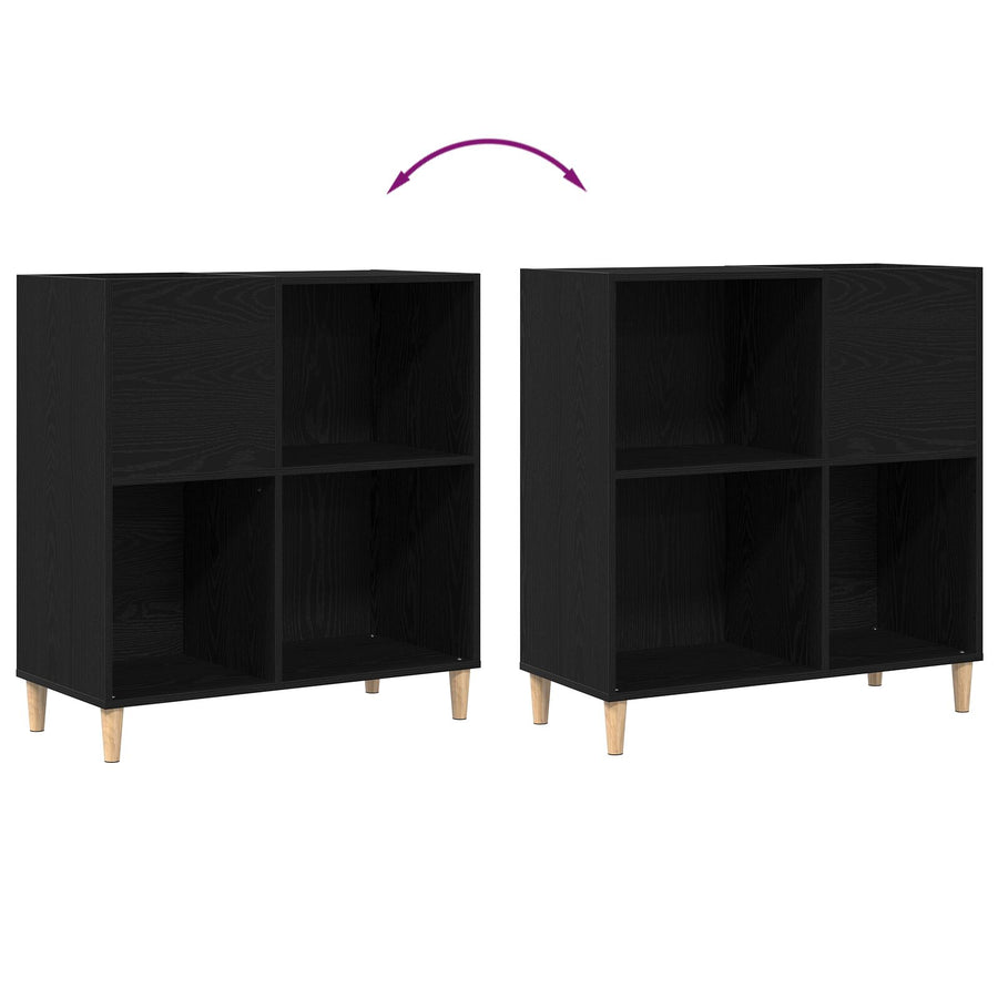 Recordkast 84,5X38X89 Cm Houtmateriaal