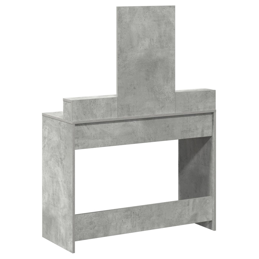 Kaptafel Met Lades Betonnen Grijs 100 x 41 x 140 cm Beton grijs