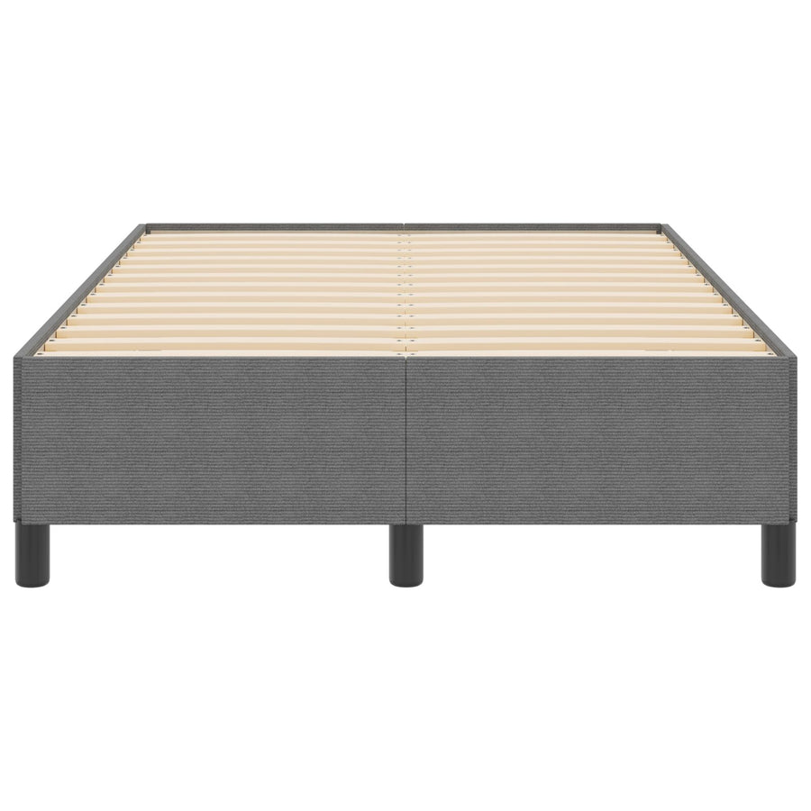 Bedframe Katoen Corduroy Lichtgrijs 120 x 200 cm