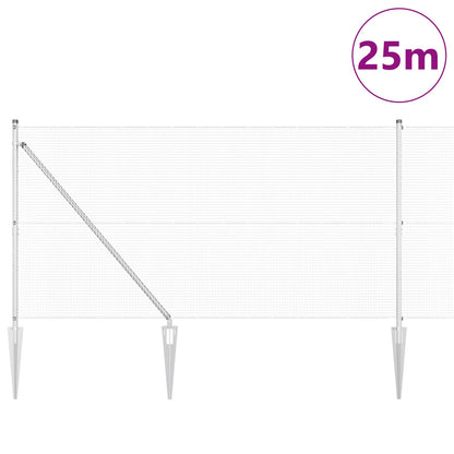 Gelast Draadhek Met 13 Spijkerposts 1.2X25 M Gegalvaniseerd Staal Gegalvaniseerd Staal