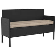 Stoelkussen taupe 140x40x8 cm polyester