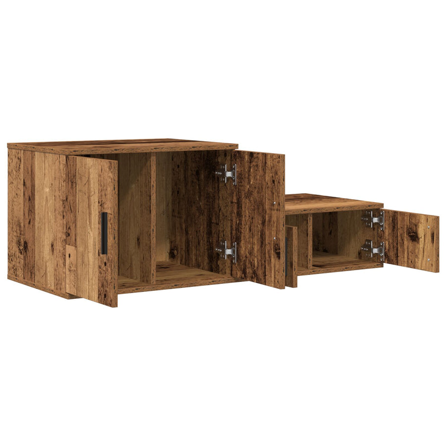 Opbergkast Oude Hout Gemaakt Van Geengineerd Hout Oud hout 103 x 41 x 40 cm