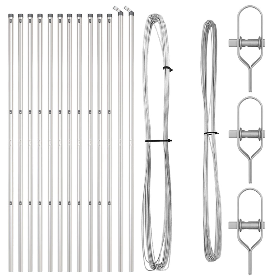 Heipalen 13 Stuks Ø32 Mm 210 Cm Gegalvaniseerd Staal
