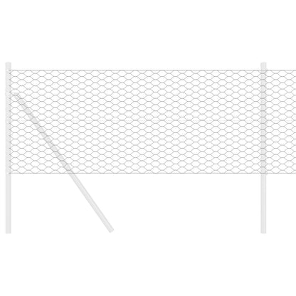 Hexagon Schutting 0.6X100 M Staal Grijs 100 x 0.6 m 36 mm