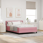Boxspringbed met matras 200x140 cm roze