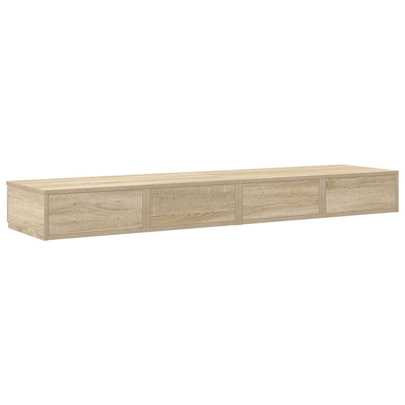 Nachtkastje Bewerkt Hout Opslag Sonoma eiken 140 x 36,5 x 16,5 cm