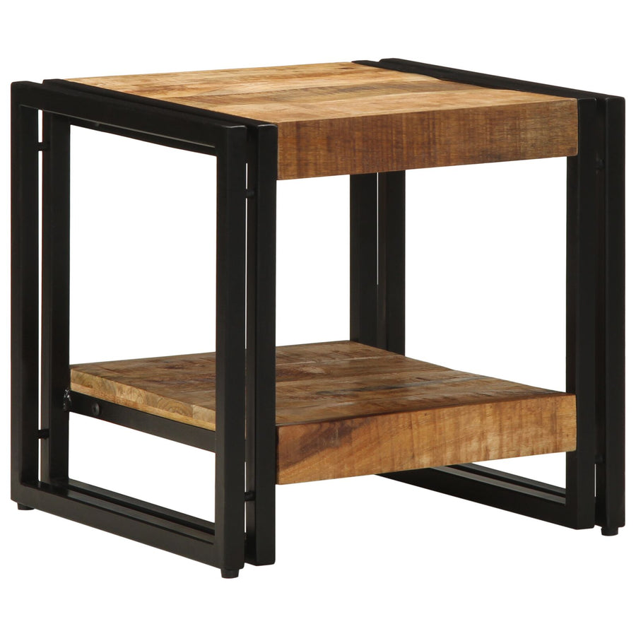 Salontafel 40X50X38 Cm Massief Ruw Hout Mango 40 x 40 x 38 cm Massief mangohout