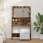 Ceiling Table Smoked Oak 79 x 41 x 135 cm Engineered Wood