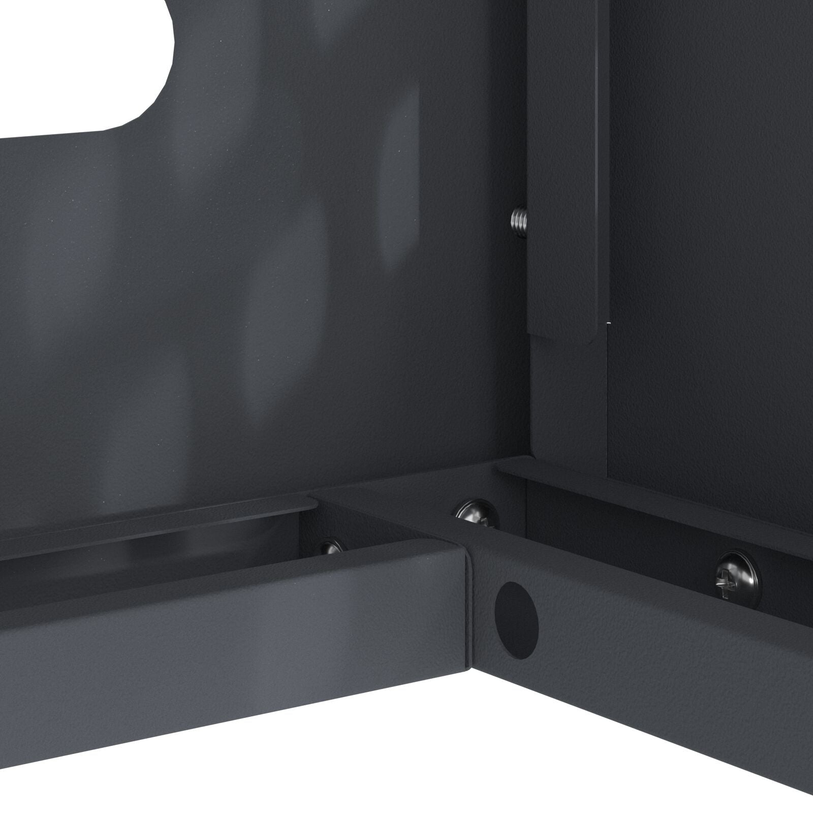 Airconditioner Cover Staal Anthraciet 110 x 50 x 80 cm