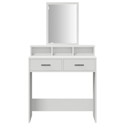 Make-Uptafel Met Lades 79 x 41 x 140 cm Wit
