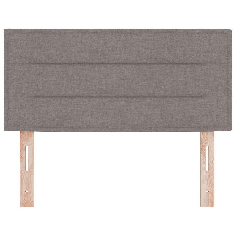 Hoofdbord Lijnenontwerp Stof Taupe 80 cm Laag hoofdbord