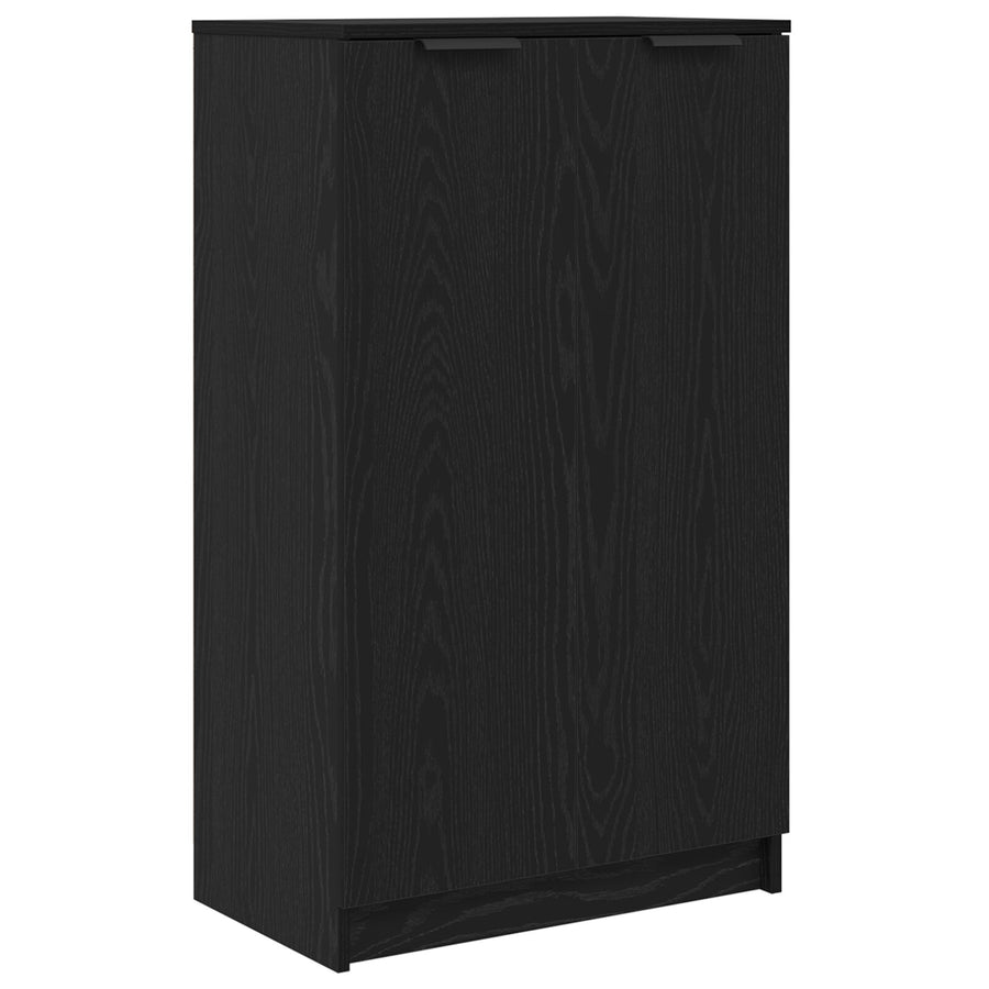 Schoenenkast 59X35X100 Cm Hout Zwart eiken
