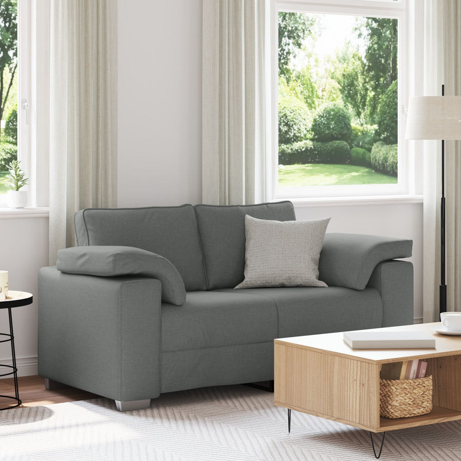 Loveseat Donkergrijs 120 cm