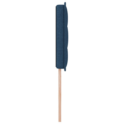 Hoofdbord Lijnen Design Stof Blauw 90 cm Laag hoofdbord