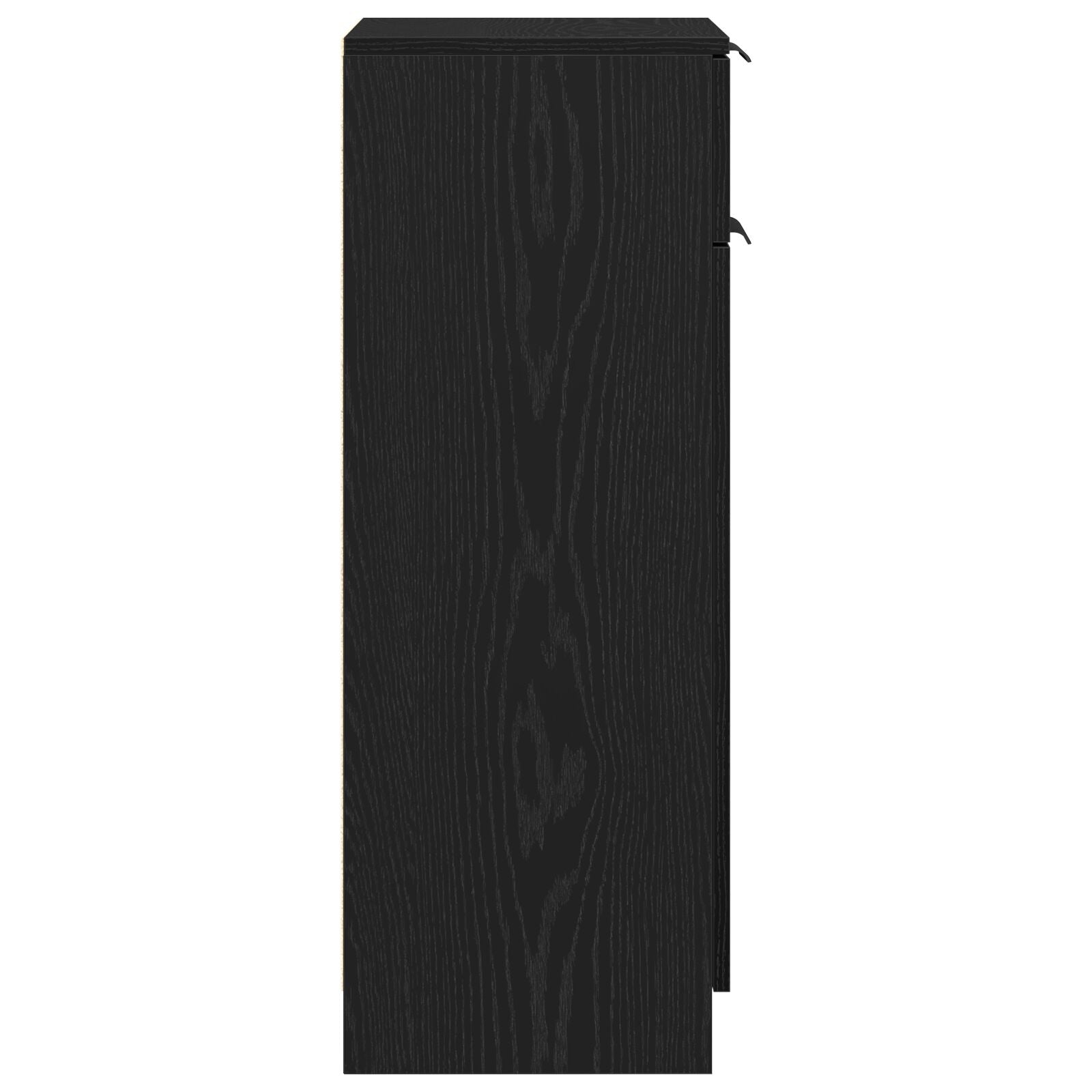 Badkamerkast 32X34X90 Cm Engineered Hout Zwart eiken