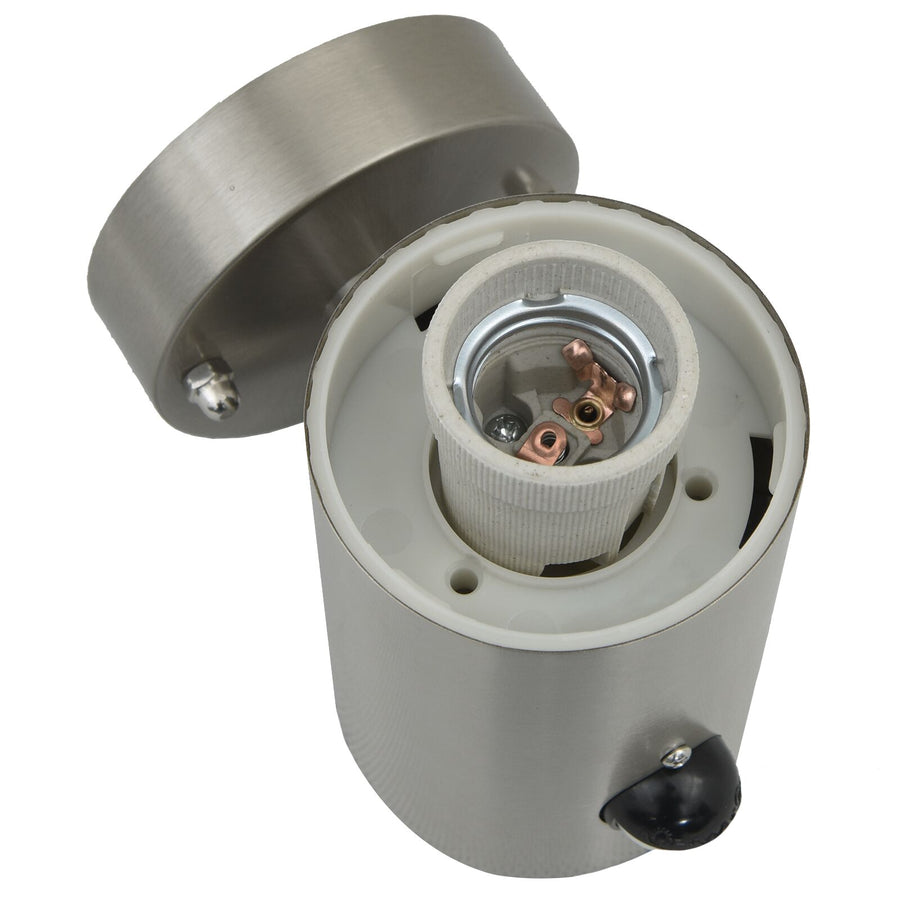 Buitenwandlampen 2 Stuks Rvs Ip44 Zilver met sensor